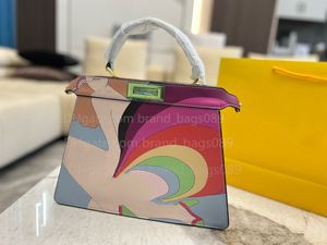 Sac à main classique et moderne pour fille, fourre-tout de styliste, sac à bandoulière de grande capacité, graffiti peint à la main, vente en gros, 2022