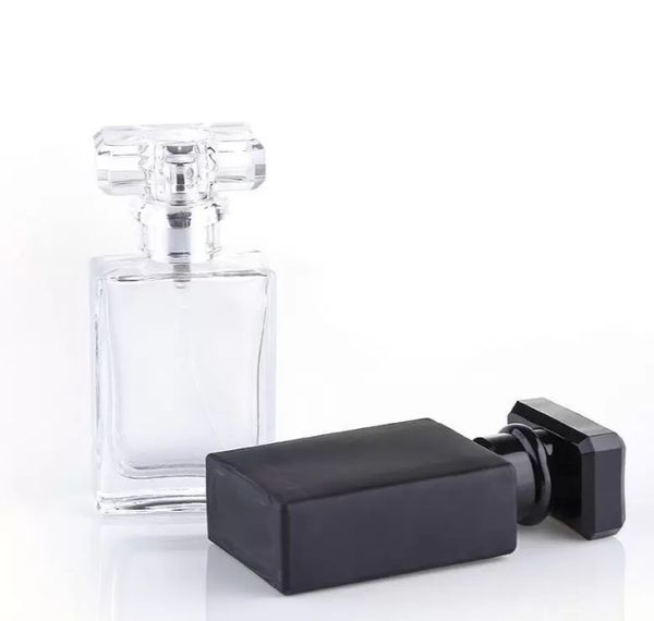 Bouteille en verre transparent de type papillon de 50ML, vaporisateur de parfum, cosmétique, bouteille vide gratuite, vente en gros, nouvelle collection 2022