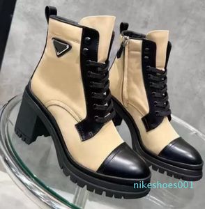 2022 hiver bottine mode cuir Martin bottes à lacets chaussons avec taille de boîte 35-41