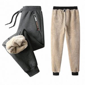 2022 Hiver chaud épais polaire pantalons de survêtement hommes bleu décontracté Baggy Joggers vêtements de sport grande taille 8XL chaud pantalon en polaire en vrac pour hommes 03Pt #