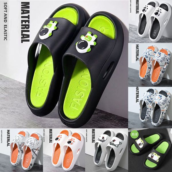 Diapositivas Mujer Hombre Zapatillas Sandalias de goma moda Materlal Diapositivas suaves y elásticas Magic Lime St Black Desert Sand Grey Green Luxury Sumnmer Pantoufle Scuffs Sandalia