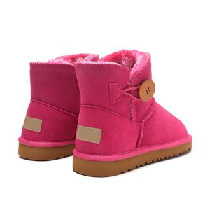 2022 vrouwen laarzen voor meisjes korte mini klassieke knie tall winter sneeuw boot bailey boog dames booties enkel bowtie zwart grijze kastanje warm