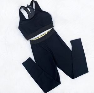 2022 femmes survêtements décontracté Yoga ensemble gymnastique entraînement Fitness vêtements femme taille haute Legging soutien-gorge vêtements de sport