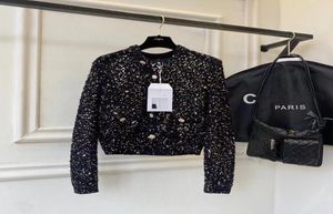2022 Vrouwen Vintage Designer Tweed Blazer Jacked jas vrouwelijke Milaan Runway Designer Dress Causal Long Sleeve Tops Clothing Suit Zv66850002