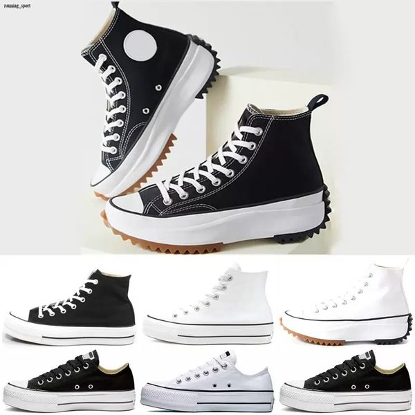 2022 zapatos casuales para mujer para hombre Run Hike Star Hi Motion British Clothing Brand Joint Jagged Black Yellow White High Top Classic Thick Bottom Canva Shoes