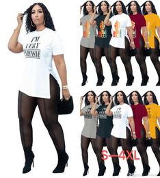 2022 Dames plus size kledingontwerper Tracksuits Tracksuits Korte mouw Gedrukte T -shirt Mesh Sheer Yoga Pants 2 -delige outfit6073399