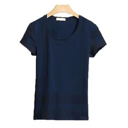 2022 SS Femmes T-shirt Designer Femmes Chemises Mode Broderie avec des lettres surdimensionnées T-shirts occasionnels Été à manches courtes de haute qualité Coton Femme Tops Vêtements M-XXXL