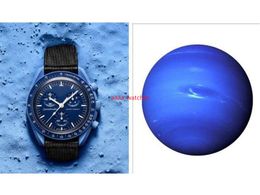 2022AA nueva moda Explore Planet pareja reloj correa de nailon Material cerámico señoras relojes Dial diámetro 42mm reloj de cuarzo