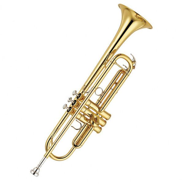 2022Bb Trumpet B Flat Brass Instrument de trompette professionnel plaqué argent avec étui en cuir