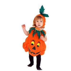 Costume de citrouille d'Halloween pour enfants, cosplay, pour spectacle de bal masqué, décoration de fête pour garçons et filles, 2022