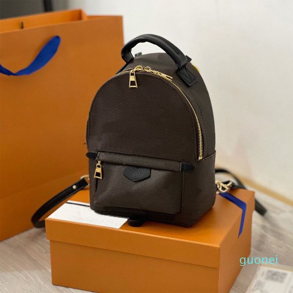 2022designer sac à dos Mini original unique sac dame Luxurys sac à dos de mode en cuir véritable fow femmes sacs à main presbyte épaule sac à main