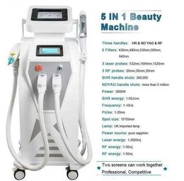 2022 Direct effect Laser 4 In1 multifunctionele IPL Tattoo Removal Machine Vascular Pigment Acne Therapie Laser 5 Filters Opt Tattoo/Acne/Pigment/Wrink