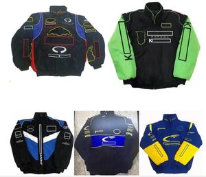 F1-racejassen herfst en winter volledig geborduurd logo katoenen kleding spotverkoop