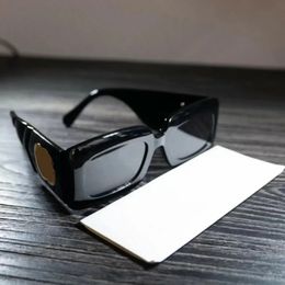 2022 moda diseño clásico polarizado 2023 gafas de sol de lujo 0811S negro gris marco Rectangular gafas de sol funda de mujer