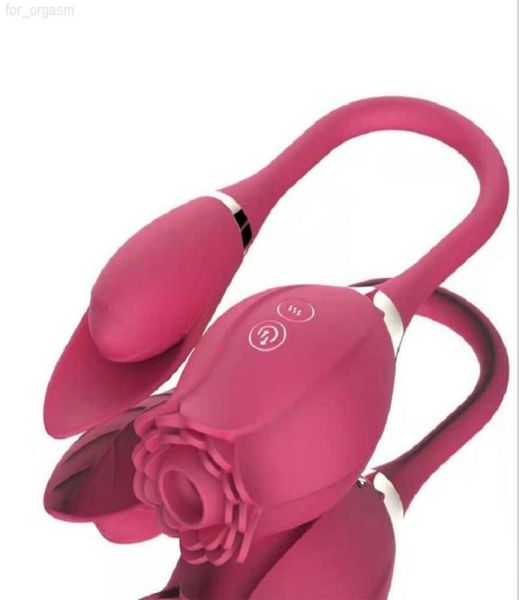 2022 Vérateur de suceur clitorien pour 10 aspirations et lécher la chatte Sucker Stimulateur Rose Rose Toys pour femmes8164514