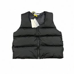 2022fw Hoge Kwaliteit Cole Buxt PUFFER Vest Mannen Vrouwen 1:1 Fi Casual Rits Sleevel JAS Parka Zwart Grijs Abrikoos p0Zt #