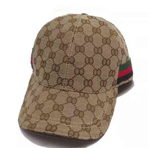 2022Mens Canvas Cappello da baseball Designer Berretti Cappelli Donna Berretto aderente Moda Fedora Lettera Stripe Uomo Casquette Beanie Bonnet 001