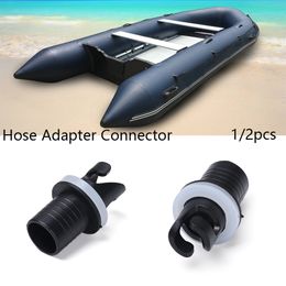 2022 NEW 1/2 PIEZA Barco inflable Kayak Válvula de aire Adaptador de aire inflable Conector de válvula de válvula de la válvula de la manguera del pie