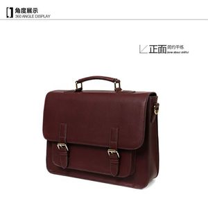 2022New Korean Pu Lady's Bag Pure Color Retro Single-Shoulder Diagon Een aktetas AL Cross draagbare schouder waterdichte Cambri295B