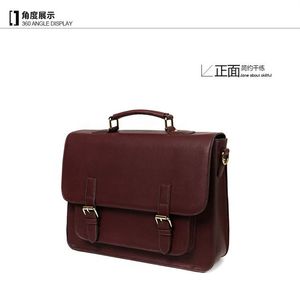 2022New Korean Pu Lady's Bag Pure Color Retro Single-Shoulder Diagon Een aktetas AL Cross draagbare schouder waterdichte Cambri271T