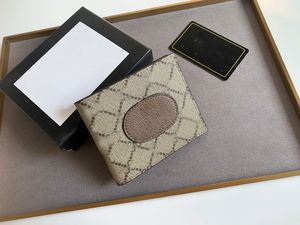 2022Newest hoogwaardige Tiger Wallet Dames Wallet Luxe Designer Wallets Cowhide Coin Purse Men Men Holder Business Money Bags With Box Animal Wallet476420
