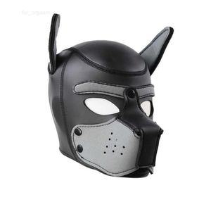 2022 Role Sexy Adult Cosplay Play Dog Head Full Head Mask Mask Softed Ltayx Rubber Puppy Games Adultos Productos para 2107227329704