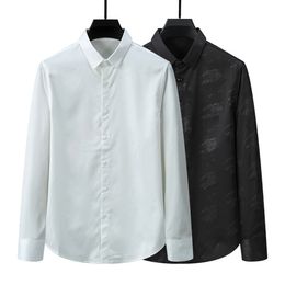 2022Camisas para hombre Diseñador de negocios Camisa de vestir Moda Casual algodón Hombres Slim Fit Stripe Mujeres pequeño caballo Hombre Sólido ropa corta manga larga Ropa de color # 07