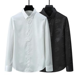 2022camisas para hombre diseñador de negocios camisa de vestir moda casual algodón hombres slim fit raya para mujer pequeño caballo hombre sólido ropa corta 2672