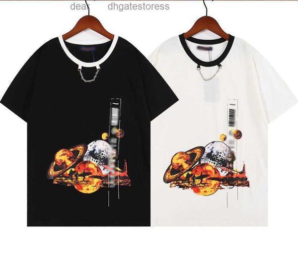 2022SS Diseñador T Shirt Venta al por mayor Top Bordado Craft Ducks Diseño conjunto Camisas para hombre 100% algodón Camiseta para mujer Tamaño asiático S-XXL # 03