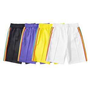 2022ss Designer Tide Shorts pour hommes T-shirts Pantalons Logo imprimé laminé à manches courtes High Street Loose Oversize Casual Tee Tops pour hommes et femmes Homme Femme