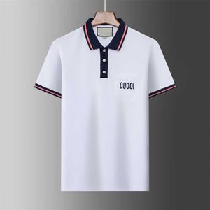 2023ss Mode polo t-shirt mannen Casual t-shirt Geborduurd Katoenen poloshirt High street kraag Polo shirts