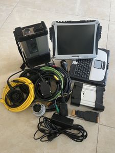 Outil de diagnostic super 2 en 1 pour BMW ICOM NEXT, pour connexion sd, WIFI, mb star c5, avec ordinateur portable cf19 I5, 8g, livre dur, prêt à l'emploi, 2024