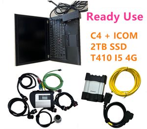 2024 Mb Star c4 met SW voor Bmw Icom Next 2IN1 SSD 2TB in één laptop T410 Klaar voor gebruik Diagnostische scanner 12v 24v