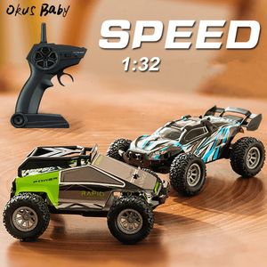 2023 1 32 Mini à haute vitesse 20 km H RC Car Double Réglage Mode intérieur Voyage professionnel Off Road Toys 231227