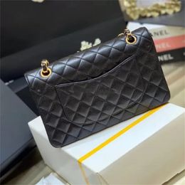 2023 10a Mirror Quality Caviar Flap Bag Designer Mujeres Cross Body Bolss A01112 Diseñadores de lujos Handal Having 25.5cm con caja C0