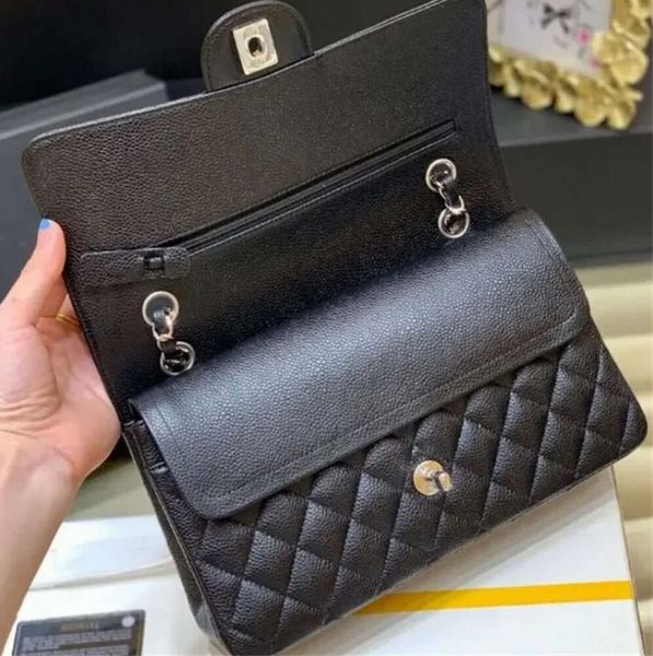 2023 10a Mirror Quality Classic Caviar Vilaid Sac Designer Femmes Cross Body Body Sacs A01112 Luxues Designers Spillis Hang 25,5 cm avec boîte C002 11652ess