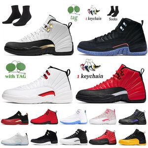 2023 12 12s Twist Utility Jumpman Basketball Chaussures Hommes Femmes Royalty Playoffs Rouge Bleu Concord University Or Easter Arctic Punch Game Trainer Sports Sneakers