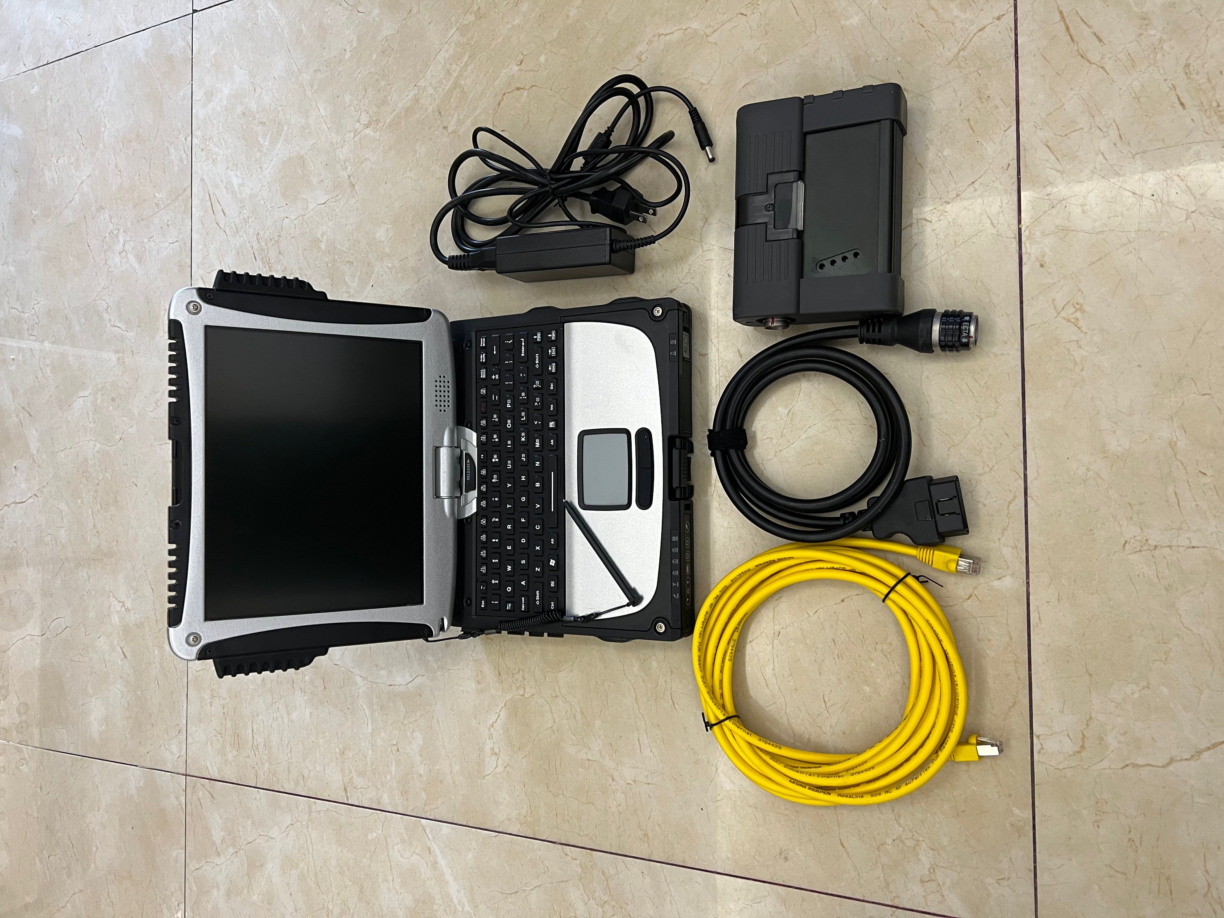 2023.12V för BMW ICOM A2 Diagnostic Tool Plus Panasonic CF19 i5 8G bärbar dator med 1000G SSD redo att använda