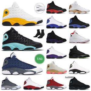 2023 13S COURT Purple Basketball Shoes Men Women Jumpman 13 Retro Island Green Class van 2002 Hij kreeg Game Mens Trainer Sneakers Jordam Jerdon