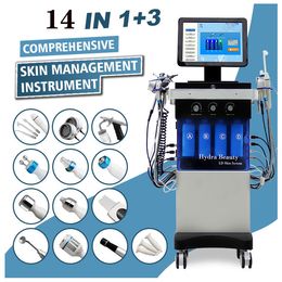 2023 14 In 1 Hydra Dermabrasion Aqua Water Aqua Peel Beauty Machine Microdermabrasion Bio RF Ultrasone Skin Scrubber