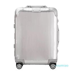 2023-20 22 26 30 pouces bagages de voyage en plein air sacs 7 couleurs en alliage d'aluminium Trolley Case 925 Designer de luxe bagage à main valise