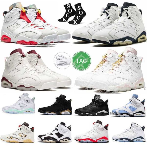 2023 2023 Jumpman 6 6s Basketball Chaussures University Blue Tech White Sail White Cement Pure Money Red Thunder Pony Hair Guava Ice Sports Sneakers