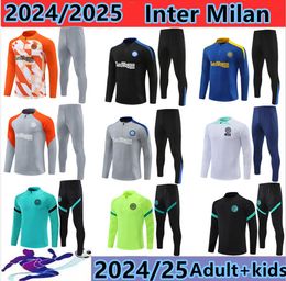 2023 2024 2025 Inter Tracksuit Milans Lautaro Chandal Futbol Soccer Inter Milano Training Suit 23 24 25 Milans Inter Men and Kids Camiseta de Foot