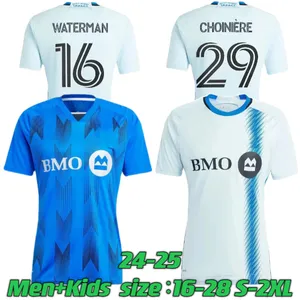 2023 2024 2025 Les maillots de football de Montréal Impact Coccaro Yankov Duke Ruan Waterman Choniniere Piette 24 25 Football Jersey Men and Kids Shirt