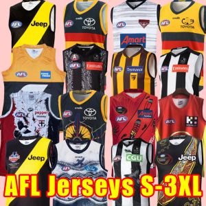 2023 2024 AFL Crows Essendon Bombers Jerseys Port Adelaide Brisbane Fremantle Dockers Débardeur Gold Coast Hawthorn Vest Rules Maillot de football