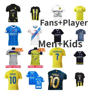 2023 2024 Neymar jr Al-Hilal FC Saudi Riyadh Soccer Jerseys 23 24 KANTE Al Nassr FC CR7 RONALDO Al Ittihad Fc BENZEMA Camiseta de fútbol Martínez Konan Vincent Aboubakar Top