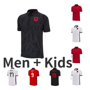 2023 2024 Albanie Soccer Jerseys Bekim Balaj Rei Manaj Sokol Cikalleshi Armando Broja Ylber Ramadani Lorenc Trashi 23 24 Hommes Uniforme à domicile 3ème maillot de football S-XXL