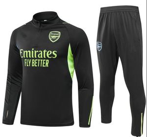 2023 2024 Arsen Tracksuit Fents Men Kids Football de football des enfants 23 24 Half Tired Long Soccer Football Football Gunners Training Suit survivant Foot Chandal Jogging 469