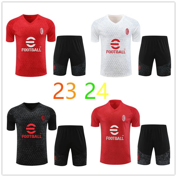 2023 2024 ASC Milans hombres niños manga corta chándal fútbol ropa deportiva traje de entrenamiento 23 24 camiseta de fútbol kit uniforme chandal adulto sudadera conjunto