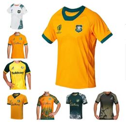 2023 2024 Australië Rugby Jerseys thuis weg 2023 24 Kangoeroes Wallaby retro shirt maillot de National Australia shirtS rugby